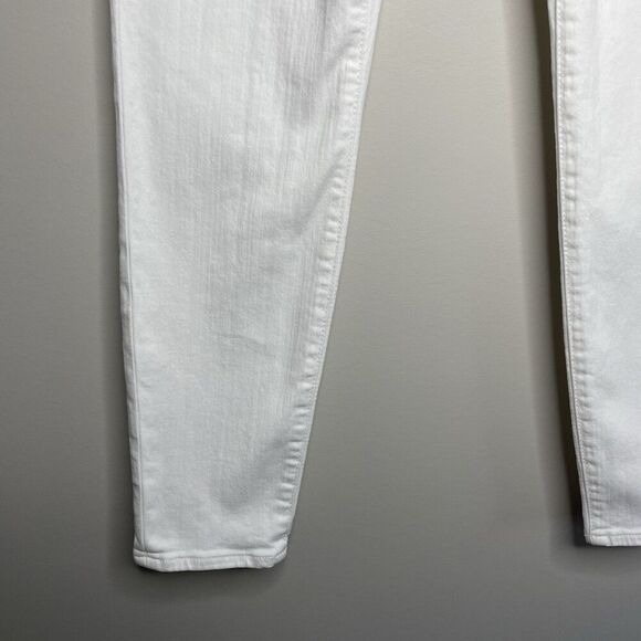 J.CREW Skinny Jeans Women 28 White 9" Toothpick Stretch BQ310 - Picture 6 of 14